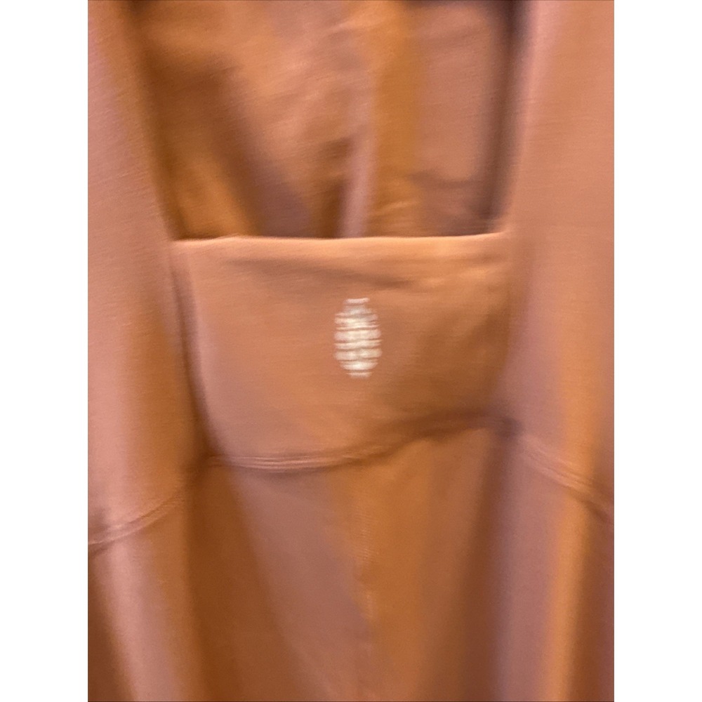 Free People Movement Large‎  Never Better Athletic One Piece Jumpsuit Rust NWOT - Picture 8 of 10